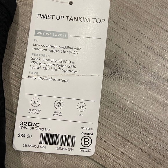 Athleta Twist Up Tankini Top - Picture 4 of 9